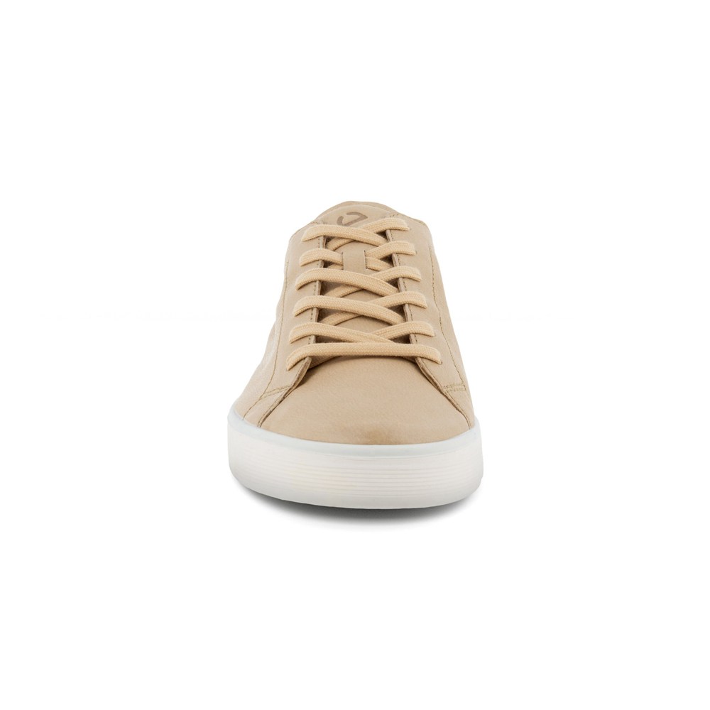 Tenis Hombre - ECCO Street Tray Laced - Beige - PKL823965